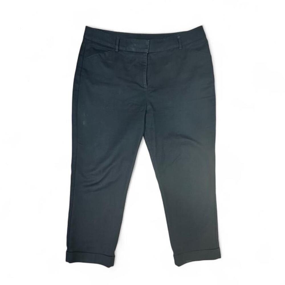Chico's So Slimming women’s black Crop Pants Size M sku 376-V05